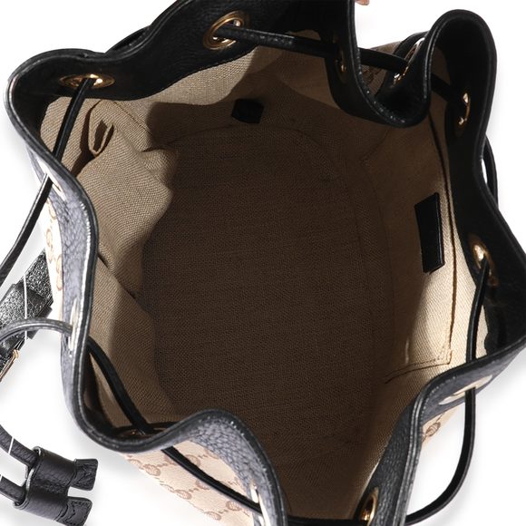 Gucci Brown GG Canvas Drawstring Bucket Bag - Picture 9 of 9